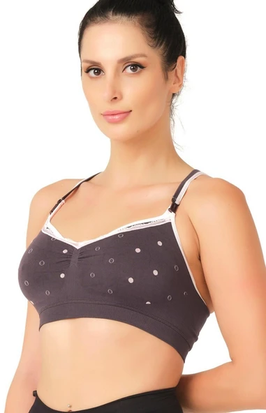 ANTRASİT MI Emay 5310 Emzirme Sütyen - Resim 4