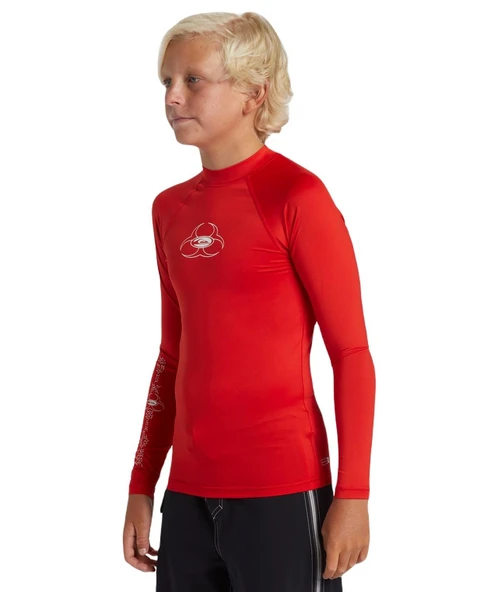 Quiksilver AQBWR03053 Saturn Upf50 Ls Erkek Çocuk Yüzücü Tişört - Resim 2