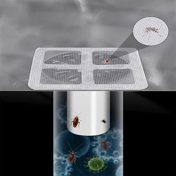 Lavabo Gider Süzgeci 10 Adet - Resim 2