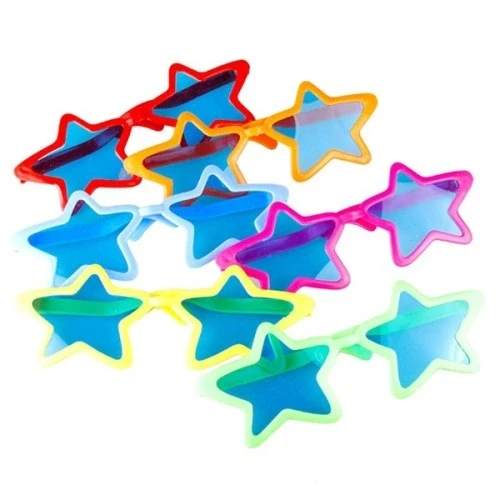 Litae Trend Büyük Yıldız Parti Gözlüğü Karışık Renk 12 ADET ürün görseli 1