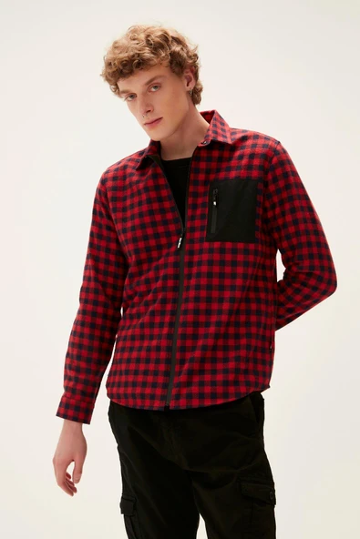 Bad Bear 22.02.30.006-C54 Liam Full-Zip Erkek Gömlek - Resim 2