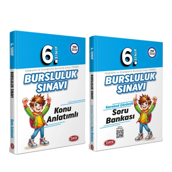 Data Yayınları 6. Sınıf Bursluluk Sınavı Konu Anlatımlı ve Soru Bankası Seti 2 Kitap ürün görseli 1