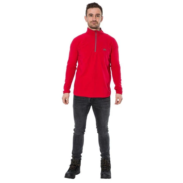 Trespass MAFLMFN10001-RED Blackford - Male Microfleece At100 Erkek Polar - 4