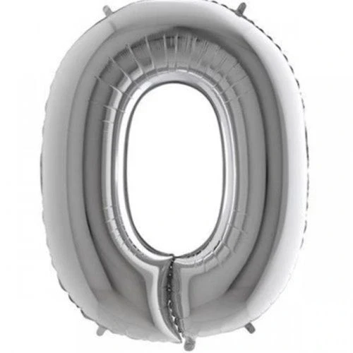 Litae Trend Gümüş Rengi Folyo Balon 1 Metre - Resim 5