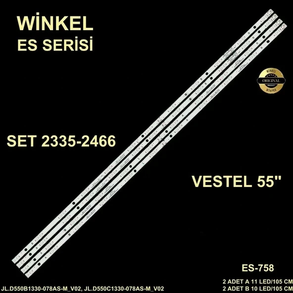Vestel Tv Led Bar 55 İnç 4 Lü 105cm Jl.d550b1330-078as-m_v02, Jl.d550c1330-078as-m_v02 ürün görseli