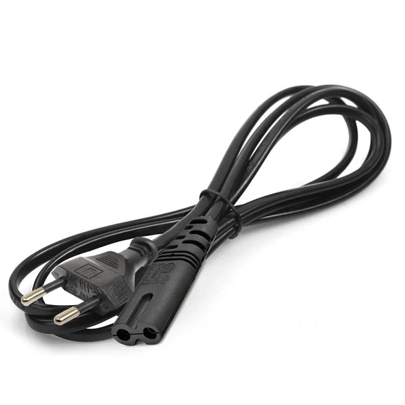 Güç Power Teyp Fiş Kablosu C7 Siyah 1.5 Metre