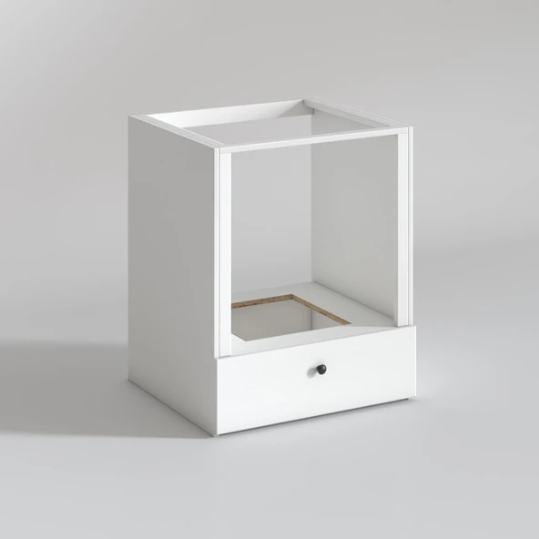 Kenzlife ankastre modülü kabini alim byz fırın ocak dolabı çekmeceli 70 cmye kadar ocak için uyumlu - Resim 4