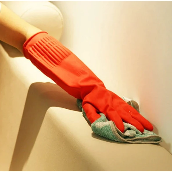 Uzun Konç Bulaşık Eldiveni M Beden - Resim 3