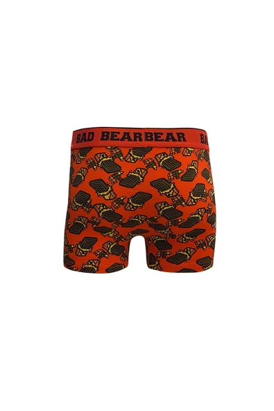 Bad Bear 21.01.03.004-C54 Chocolate Erkek Boxer - Resim 2