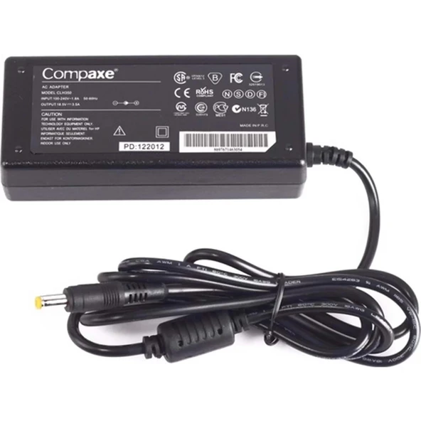 Compaxe Clh-350 Notebook Adaptör Hp 65w 18.5v 3.5a 4.8x1.7mm