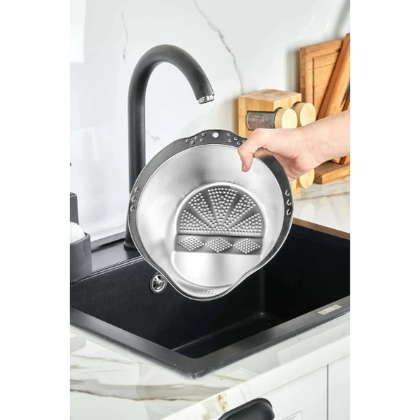Paslanmaz Çelik Pirinç Süzgeci ürün görseli