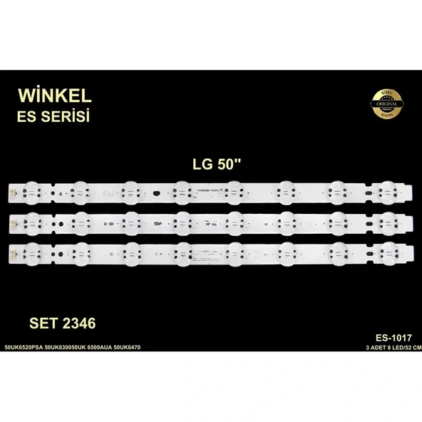 Lg Tv Led Bar 50 İnç 3 Lu Takım 3x 52 Cm 8 Mercek 284681-u3