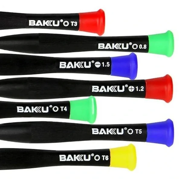 Baku Bk-6108 8in1 Hassas Tornavida Seti (1.5-1.2-0.8--t3-t4-t5-t6) - 2