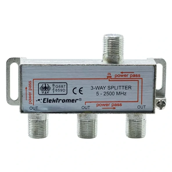 Splitter 1/3 5-2400 Mhz
