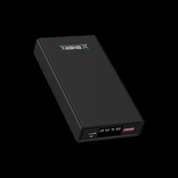 Enerx Enr-p2025dc Powerbank 20.000 Mah Dijital Ekranlı Fenerli Usb+type-c 2.1a Beyaz - 2