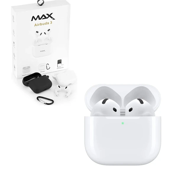Max Airbuds-3 Airpods Kablosuz Dokunmatik Spor Kulaklık Bt5.3 - 2