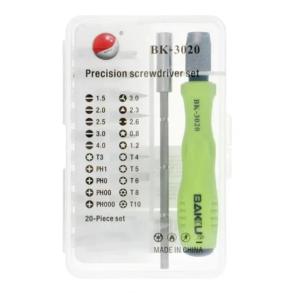 Baku Bk-3020 20 Uçlu Tornavida Seti