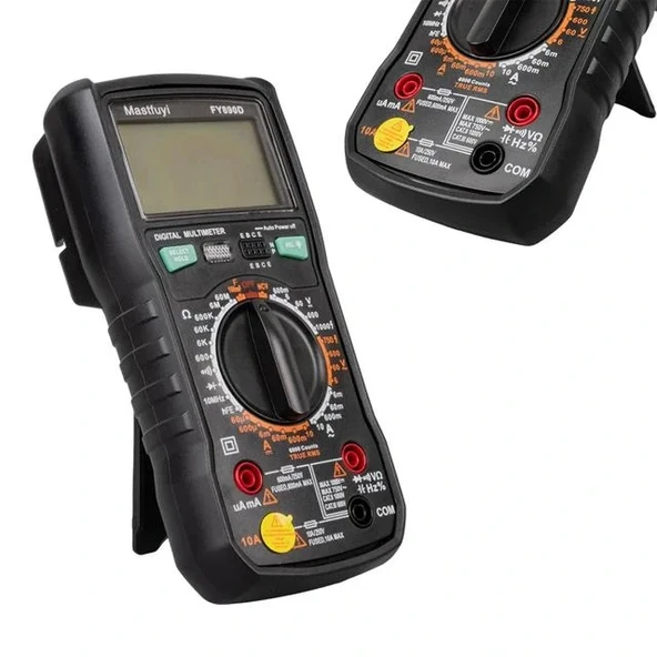 Powermaster Fy890d Digital Multimetre Ölçü Aleti True Rms - Resim 3
