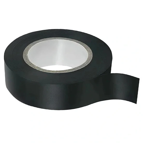 Globe No2133 19mm 25yrd Vinil Alev Yürütmeyen İzole Bant 23 Metre Siyah Tekli