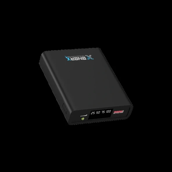 Enerx Enr-p1025dc Powerbank 10.000 Mah Dijital Ekranlı Fenerli Usb+type-c 2.1a Beyaz - 2