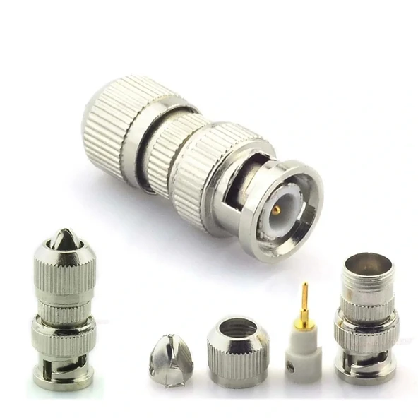 Bnc Fiş Konnektör Metal Vidalı ürün görseli