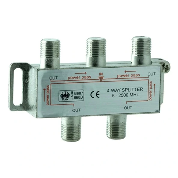 Splitter 1/4 5-2400 Mhz
