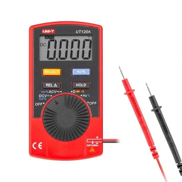 Powermaster Ut-120a Cep Tipi Profesyonel Dijital Multimetre Ölçü Aleti