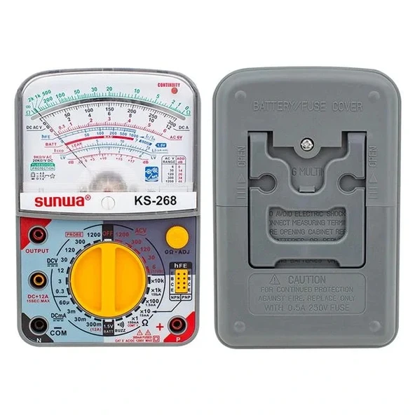 Sunwa Ks-268 Analog Multimetre Ölçü Aleti - Resim 2