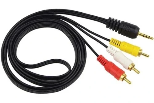 3 Rca 3.5mm Stereo 1.5mt Kablo