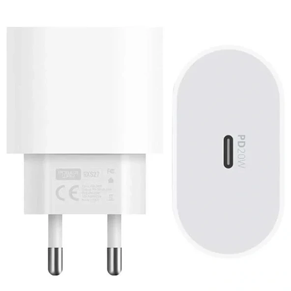 Powerway Rxs27 20w Type-c Şarj Adaptörü - Kablo Seti (apple 15 Pro-pro Max Uyumlu) - Resim 2