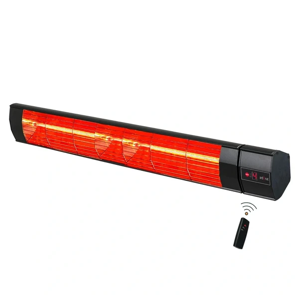 Rosse Rss-1038 Halojen Elektrikli Soba Isıtıcı Ufo 2500 Watt 4 Aşamalı Kumandalı Duvar Tipi