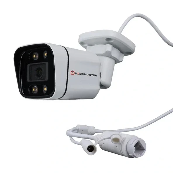 Powermaster Pm-6380 2mp H265 + Poe Metal Kasa Ip Kamera Uniview