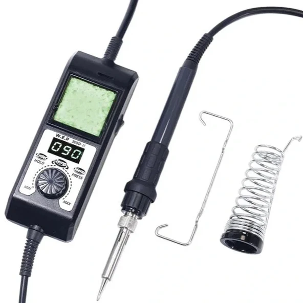 Wep 908d-ıı Led Isı Ayarlı Ekranlı Dijital Havya İstasyonu - 3