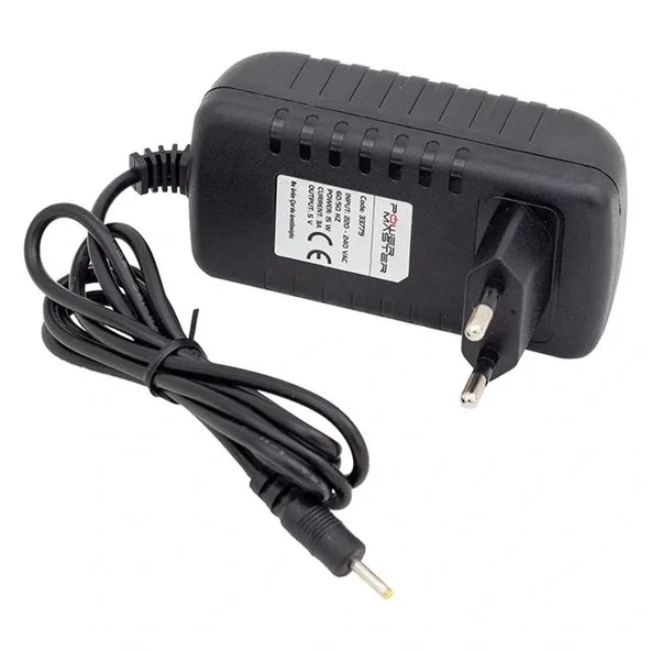 Powermaster Pm-33779 5 Volt - 3 Amper 2.5*0.7 Mm Uçlu Plastik Kasa Priz Tipi Adaptör - 2