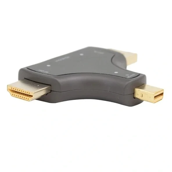 Powermaster Mini Dp+dp+hdmı To Hdmı 4k Çevirici - 2