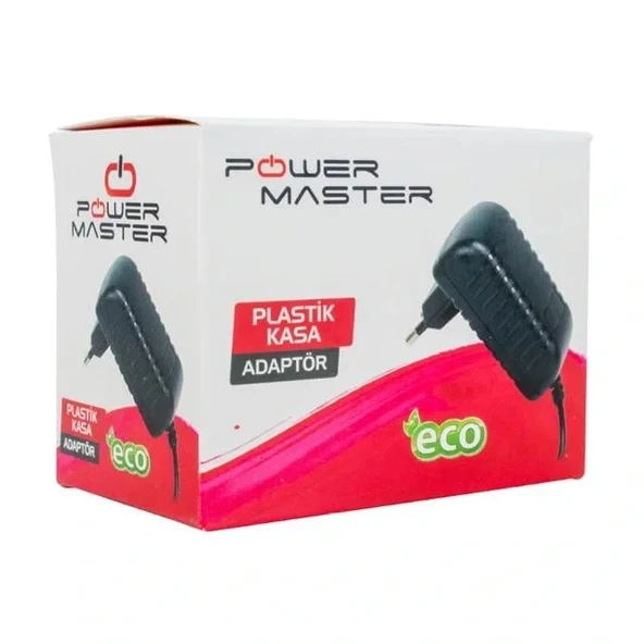Powermaster Pm-620 18 Volt - 1 Amper 3.5*1.35 Mm Uçlu Plastik Kasa Priz Tipi Adaptör - 3
