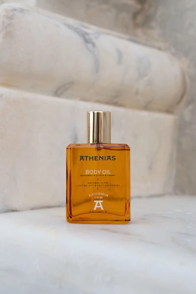 Athenias Body oil 50 ML Yüz ve Vücut Yağı | 21 Çeşit Organik Yağ Ve Ekstrakt + Nemlendirici + Doğal Parlaklık - 2