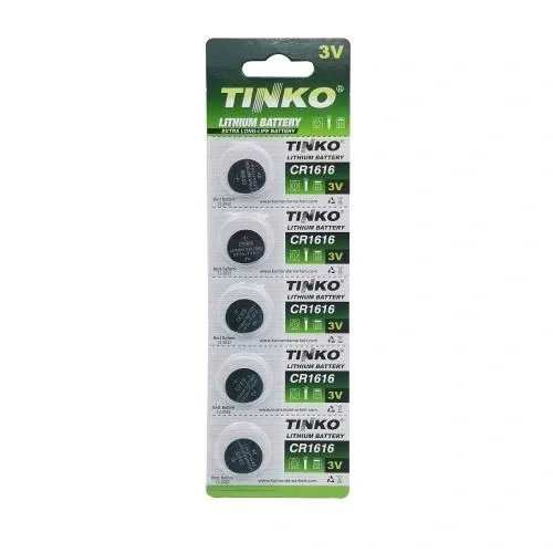 Tinko Cr1616 3v 5'li Blister Paket Lityum Pil
