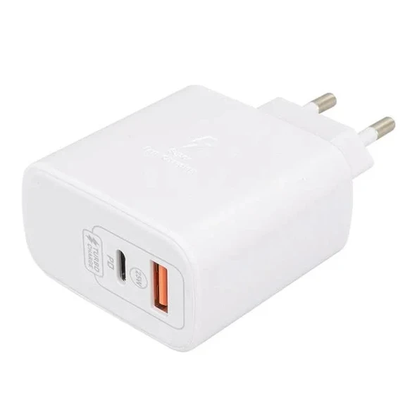 Weko Wk-21446 S11-uc 25 Watt 3.0 Amper Type-c + Usb Telefon Şarj Başlık Adaptörü - Resim 2