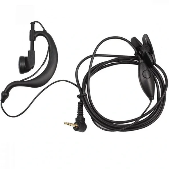 Powermaster Pmr2-5 Wln Kd-c80 Motorola T6n Aselsan Cobra Pmr Akustik El Telsizi Mikrofonlu Kulaklık 2.5mm Stereo Jacklı