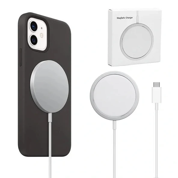 Powermaster Magsafe Magnet Wireless Şarj Cihazı 5v/3a Usb Type-c