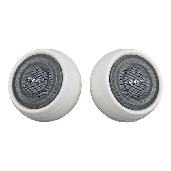 Magicvoice Mv-24845 1+1 Usb Aux Oval Multımedia Ses Sistemi Speaker - Hoparlör 2x3watt - 2