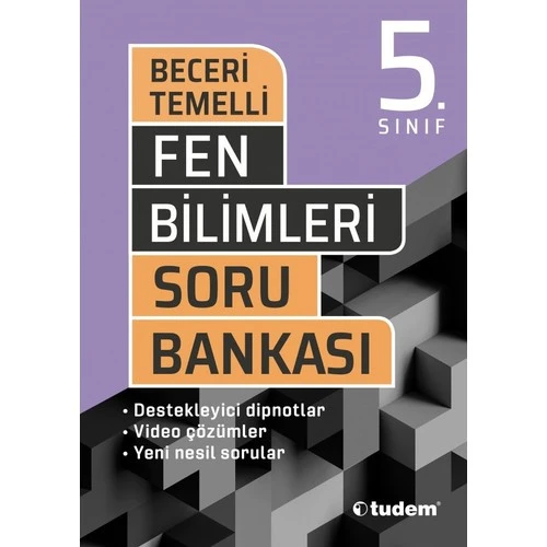TUDEM 5.SINIF FEN BİLİMLERİ BECERİ TEMELLİ SORU BANKASI ürün görseli