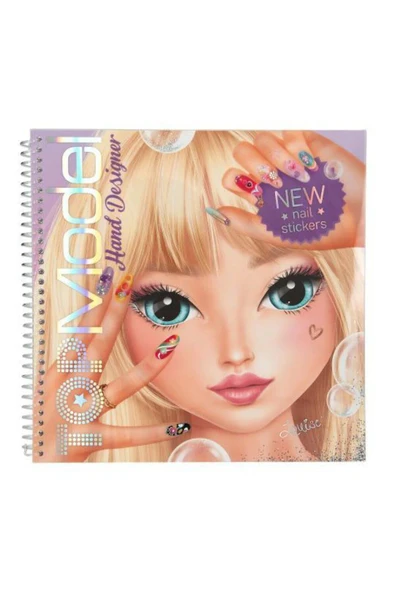 Top Model Kalpli pullu kapak boyama kitabı - 6