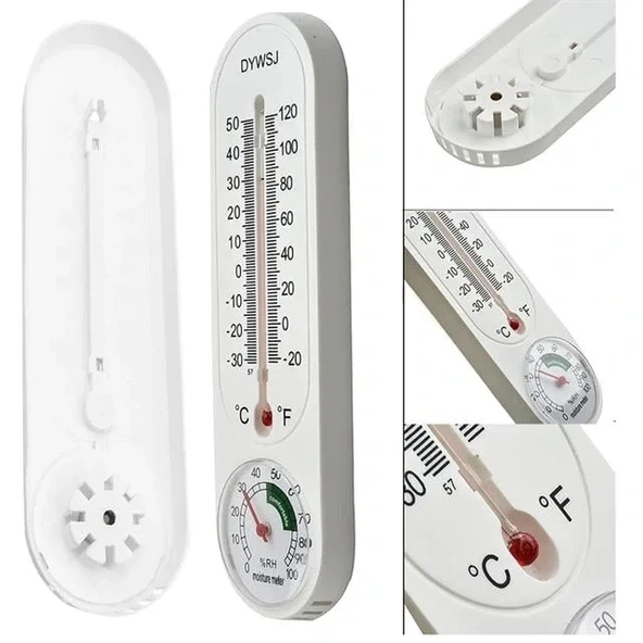 Powermaster Pm-24665 Analog Sıcaklık Nem Ölçer Termometre - Resim 2