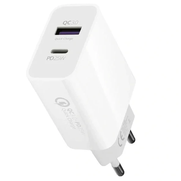 Powerway Hw25 Usb 3.0 / Type-c 25w 3.0 A Hızlı Şarj Aleti Başlığı Pd25w