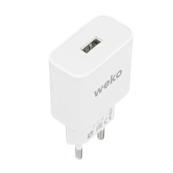 Weko Wk-21436 2.1 Amper Telefon Şarj Adaptörü + Micro Usb Kablo - Resim 3