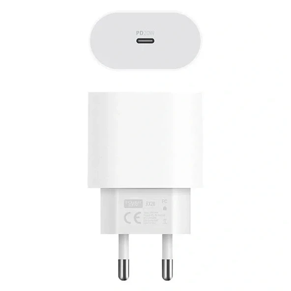 Powerway Rx20 Pd 20 Watt İphone Type-c Hızlı Şarj Başlığı - Resim 3
