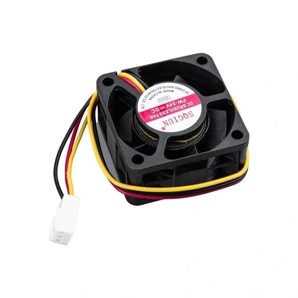 Powermaster Ic-216 3p Kablolu 40x40x20 Mm 24 Volt Fırçasız Dc Kasa Fanı - 3