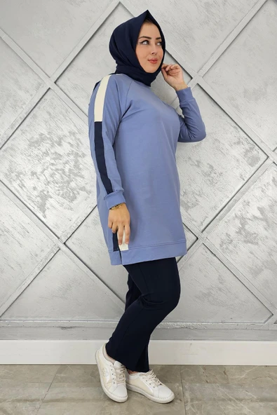KADIN KOLLARI KOMBİNLİ TESETTÜR TUNİK - Resim 3